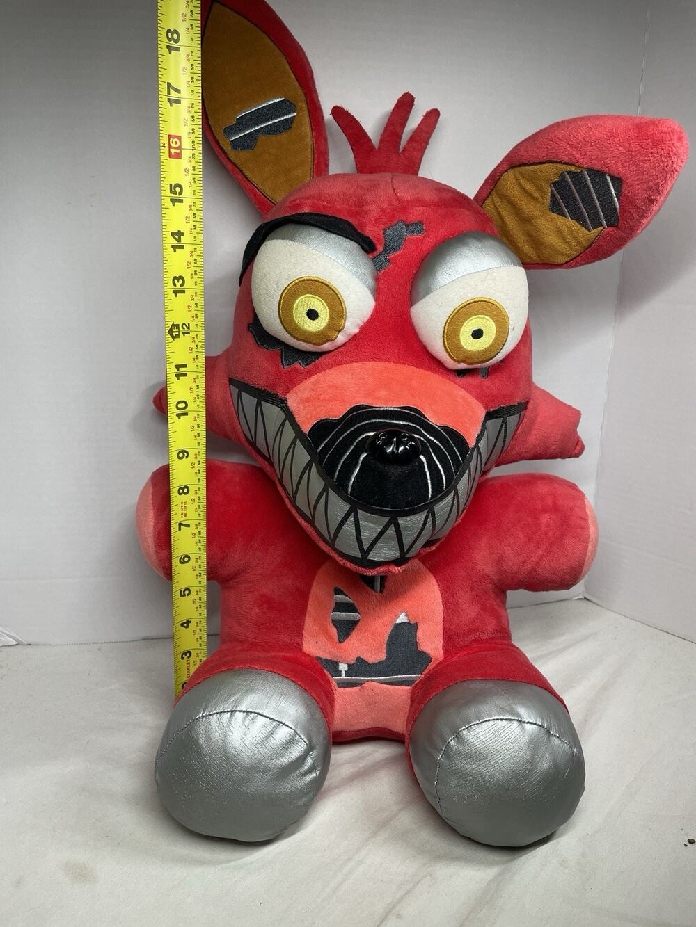 Rare 16 To 20" Five Nights at Freddy’s Large Plush Nightmare Foxy 2016 Funko